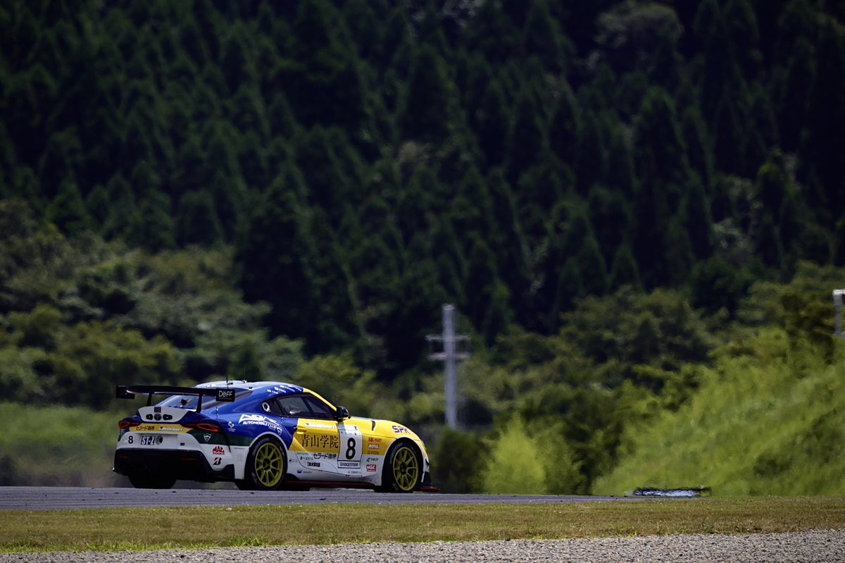 cn_hiroshi's tweet photo. S耐オートポリス
決勝 8号車

清らかな風に緑豊かな高原のサーキット🌳

#青山学院自動車部 
#TEAMZEROONE https://t.co/2NnV28Ib7n