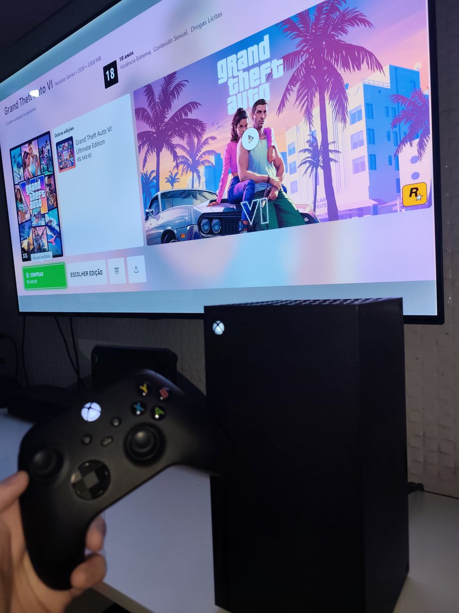 canalbitsman's tweet photo. Agora com uma plataforma decente pra jogar GTA VI 😎 https://t.co/HHjhZApfLW