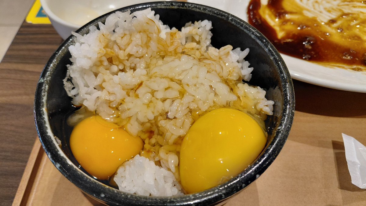 M_ism's tweet photo. DECA!BEATの後は卵かけご飯で！ https://t.co/fM6EYmWygY