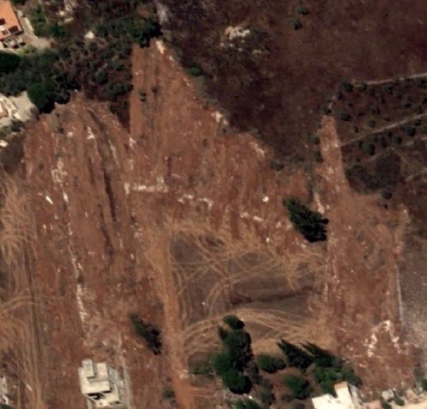 voiceofworldco's tweet photo. İsrail, Lübnan'da bir aileye ait araziden 250 yaşında 600 tane zeytin ağacını çaldı. https://t.co/VbVU2P9pkM