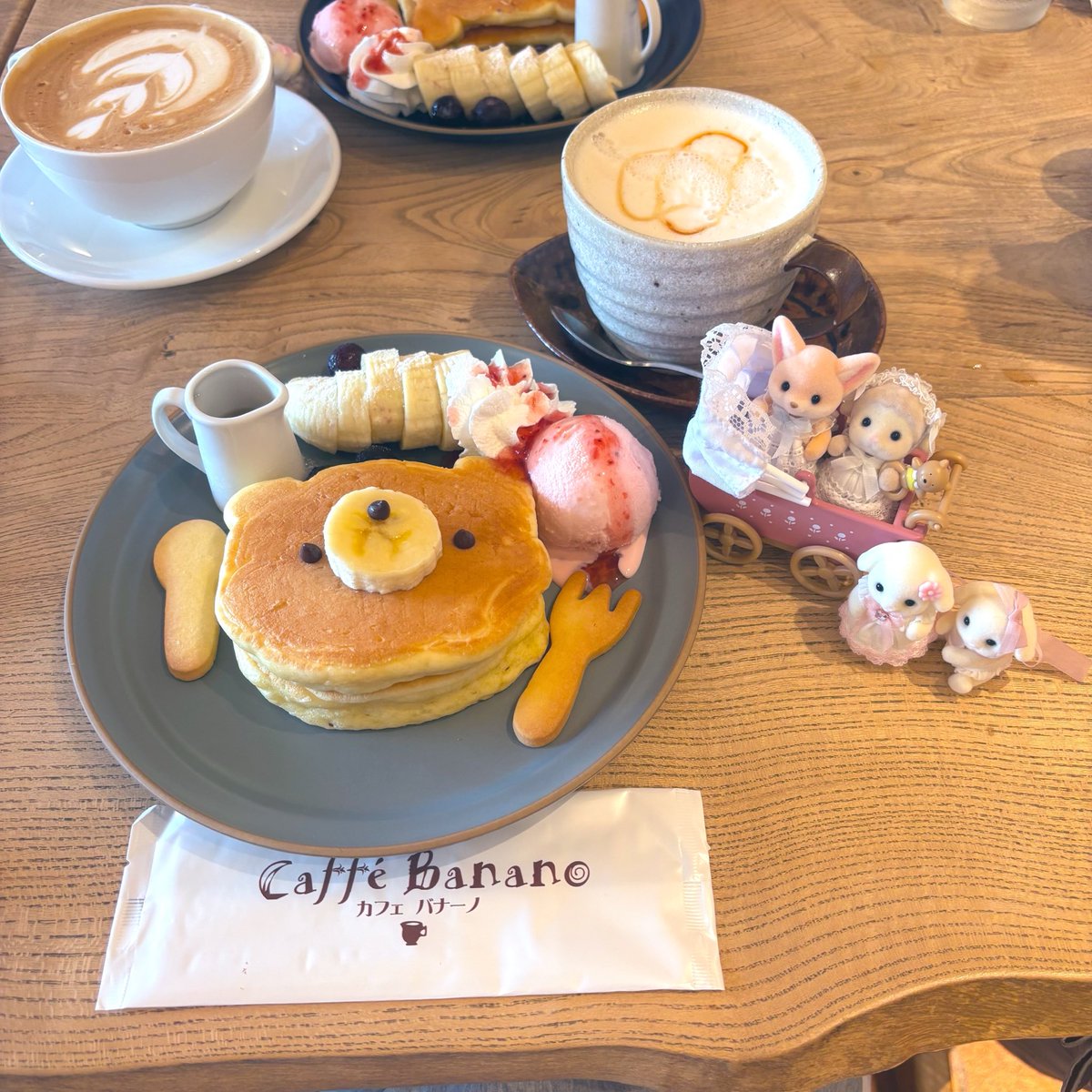 usagi_7_8's tweet photo. クマさんパンケーキ🥞🧸 https://t.co/gOY0Lnx31l