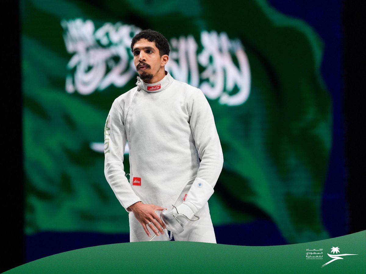 FencingKsa's tweet photo. خليـفة ثـالث العـالم 🔥🇸🇦

المبـارزة السعـودية تصنع التـاريـخ ✨🤩

خليفـة العميـري يسطَّر اسمـه بميـدالية بـرونـزية عـالمية غيـر مسبــوقة  🥉💚🇸🇦

هزم بطل الأولمبياد و حفر اسمه في سجل الابطال ✨

افـرح يـا وطـن  🇸🇦🎉🎉💚 https://t.co/0wzWF6b8sV