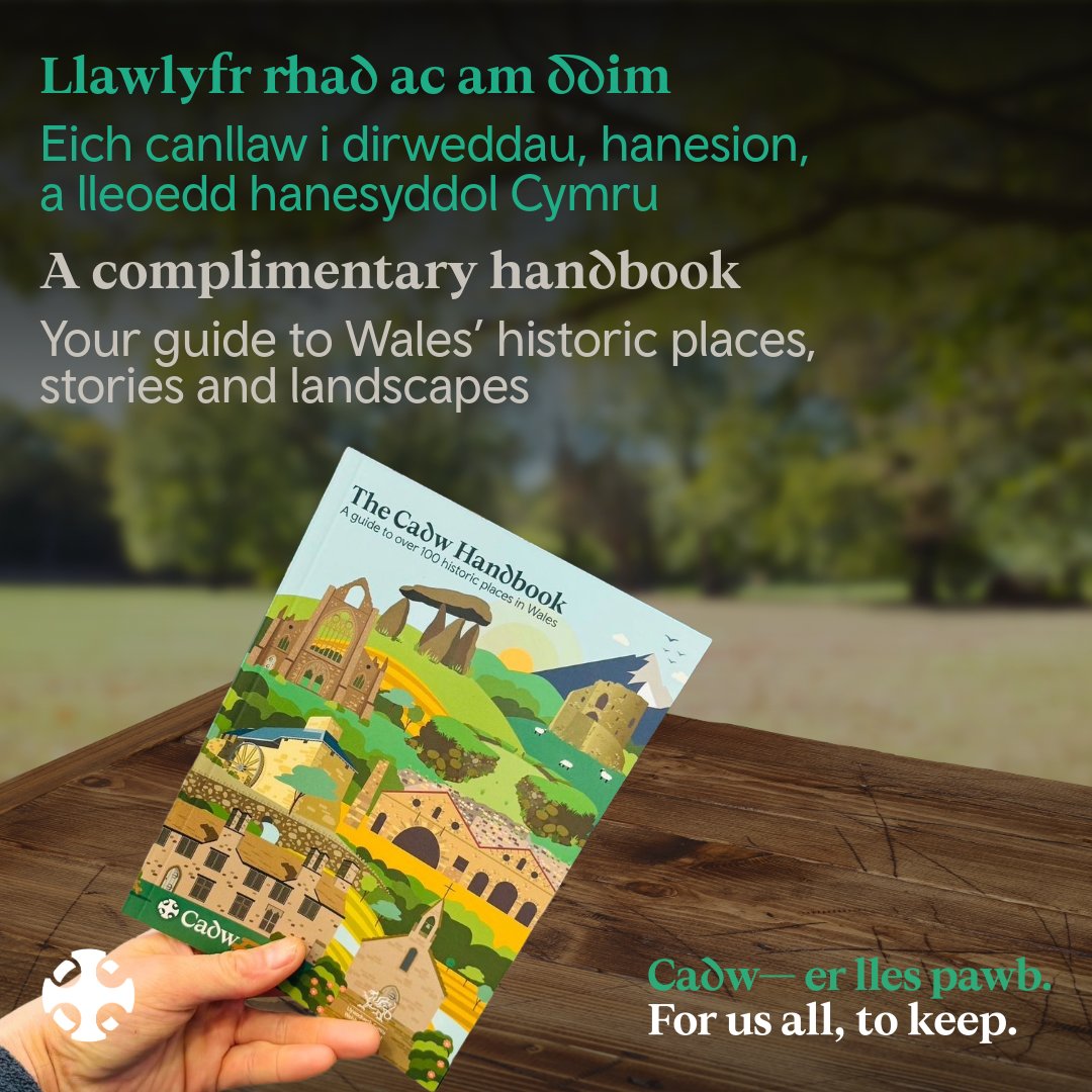 cadwwales's tweet photo. ๐๐ฎ๐ฑ๐ ๐บ๐ฒ๐บ๐ฏ๐ฒ๐ฟ๐๐ต๐ถ๐ฝ โญ
Enjoy unlimited access to historic places across Wales โ and receive a complimentary handbook to help guide your next visit. ๐
From iconic sites to hidden gems, thereโs always more to explore.
๐ https://t.co/L49gdbo7dk
#ExploreWales #Heritage https://t.co/CQBpF1L16l