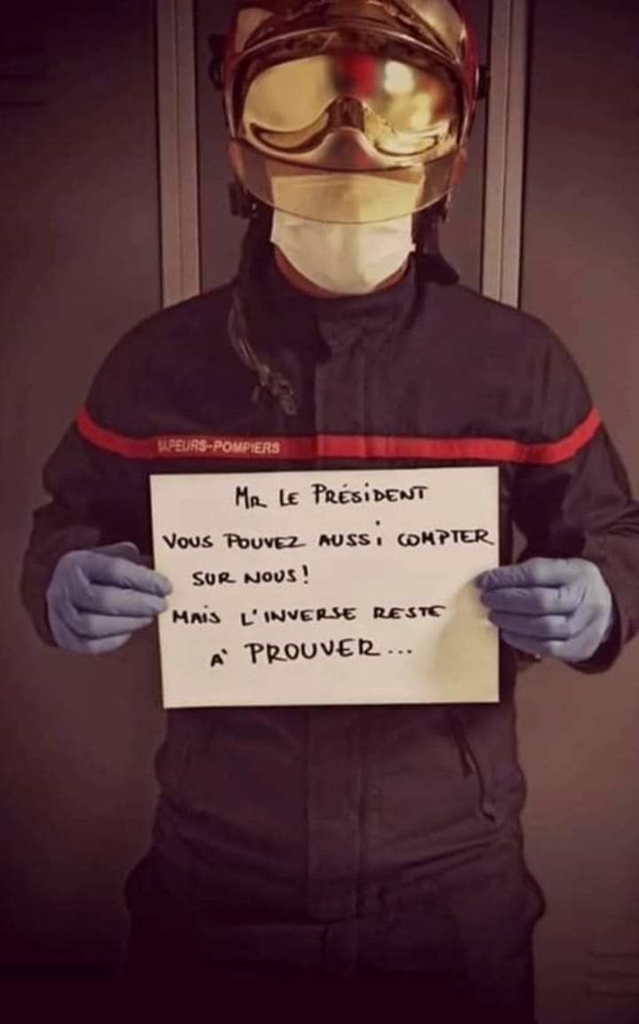 FredGaulois's tweet photo. Cette photo remonte au mois de mars 2023, elle n'a jamais été autant d'actualité!
Soutien total à nos soldats du feu que la macronie méprise tant 😡. https://t.co/aNS3tkvZKo