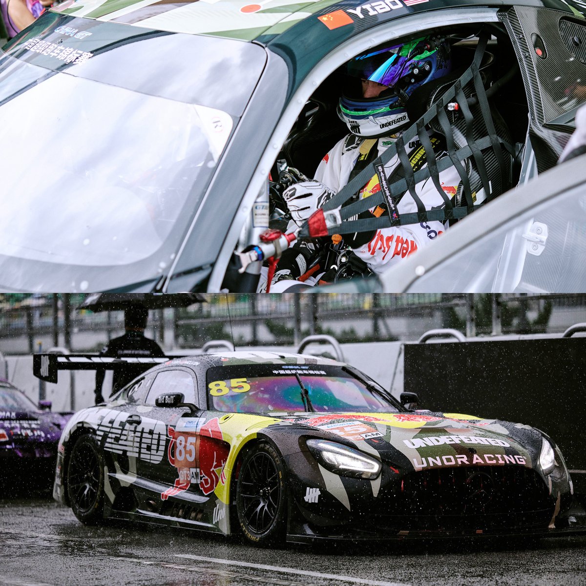 ForCdrama's tweet photo. #WangYibo 85 team won 3rd place in GT3 AM+ class in Race 2 of 2026 China GT Championship Round 3, held at Zhuhai International Circuit today. https://t.co/zdteWd0pTW