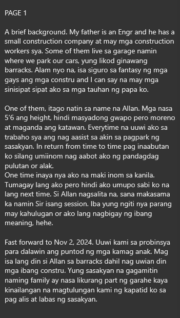 AlterOfan83223's tweet photo. Nakaisa rin sa Wakas sa Construction Worker

Sender: Engineer’s Son
Pages 1-2

#ConfessionOfanAlter1025
#Engineer #ConstructionWorker https://t.co/7q3qOppDHc