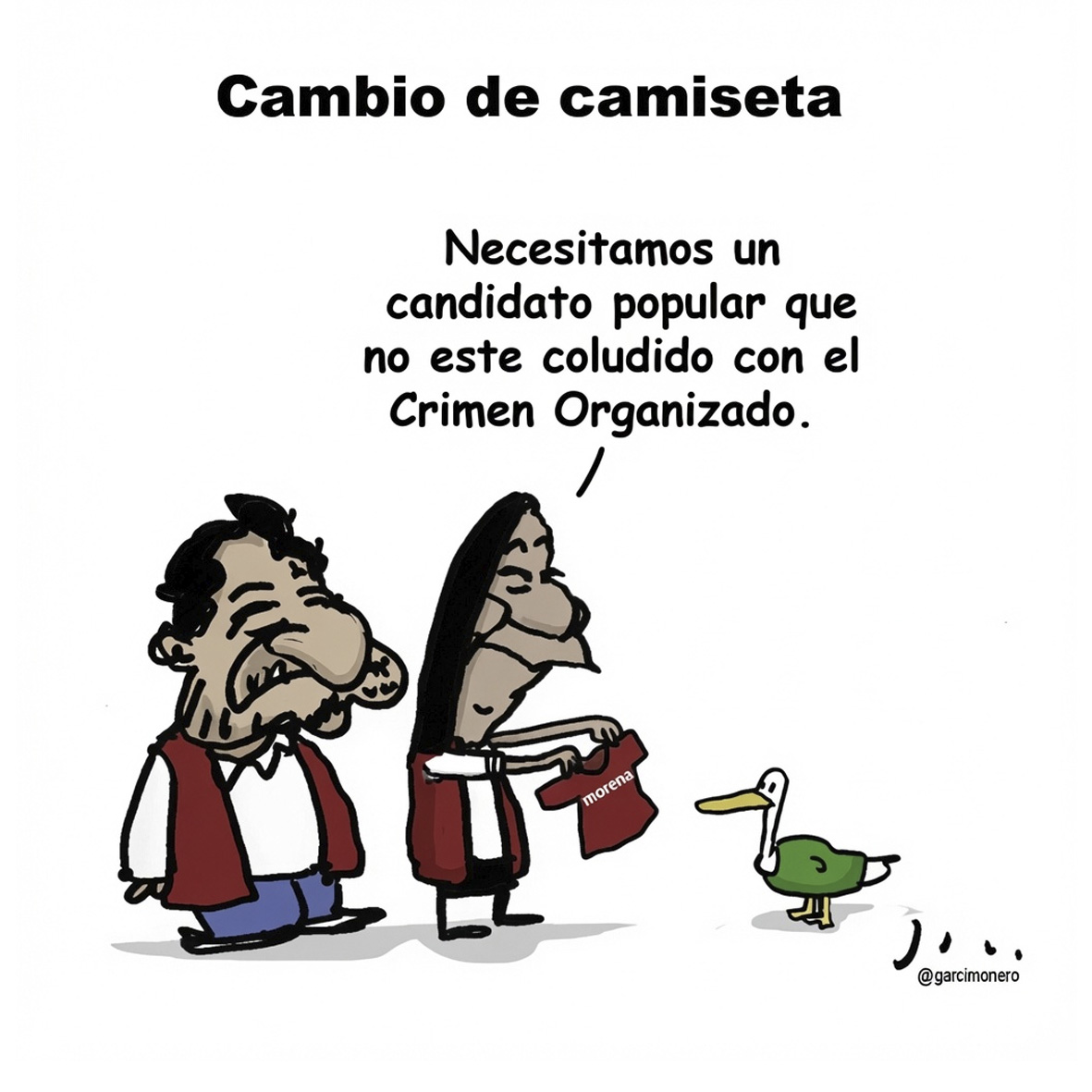 Garcimonero's tweet photo. Publicada en el @DiariodeYucatan
Una sobre #MorenaOrganizaciónCriminal 
#DiarioDeYucatan
https://t.co/uGvlbXbXOJ https://t.co/gGSpsfUlaV
