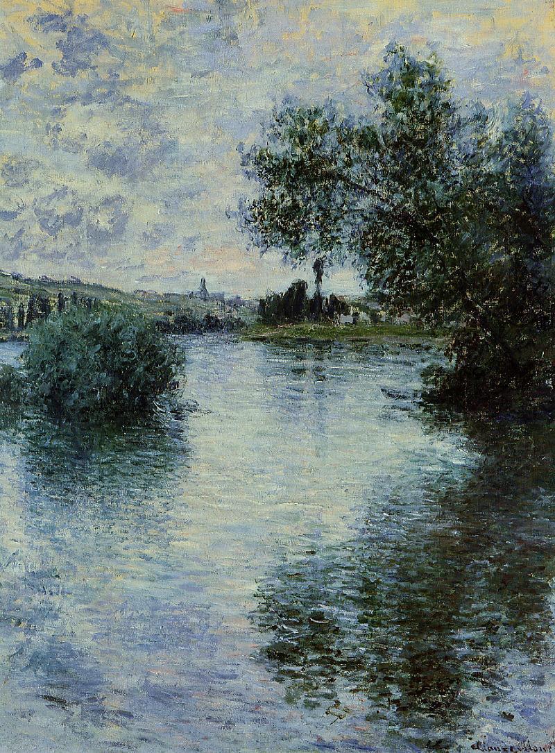 artistmonet's tweet photo. The Seine at Vetheuil - 1879 #artbots #monet https://t.co/x6oC5ktn81
