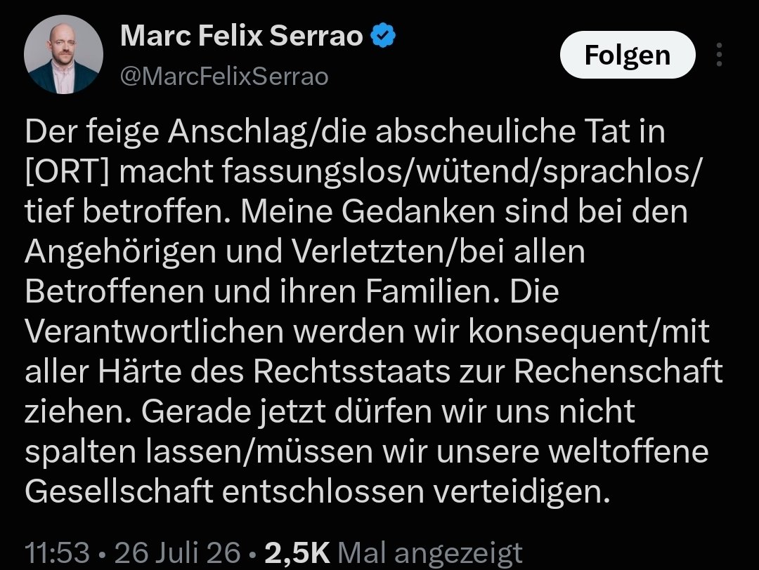 Gamswurzn's tweet photo. @MMittermeier Danke, dass auch Sie sich an der Verwendung der üblichen Betroffenen Textbausteine gehalten haben. Degeneriert. https://t.co/30yMgty8ay