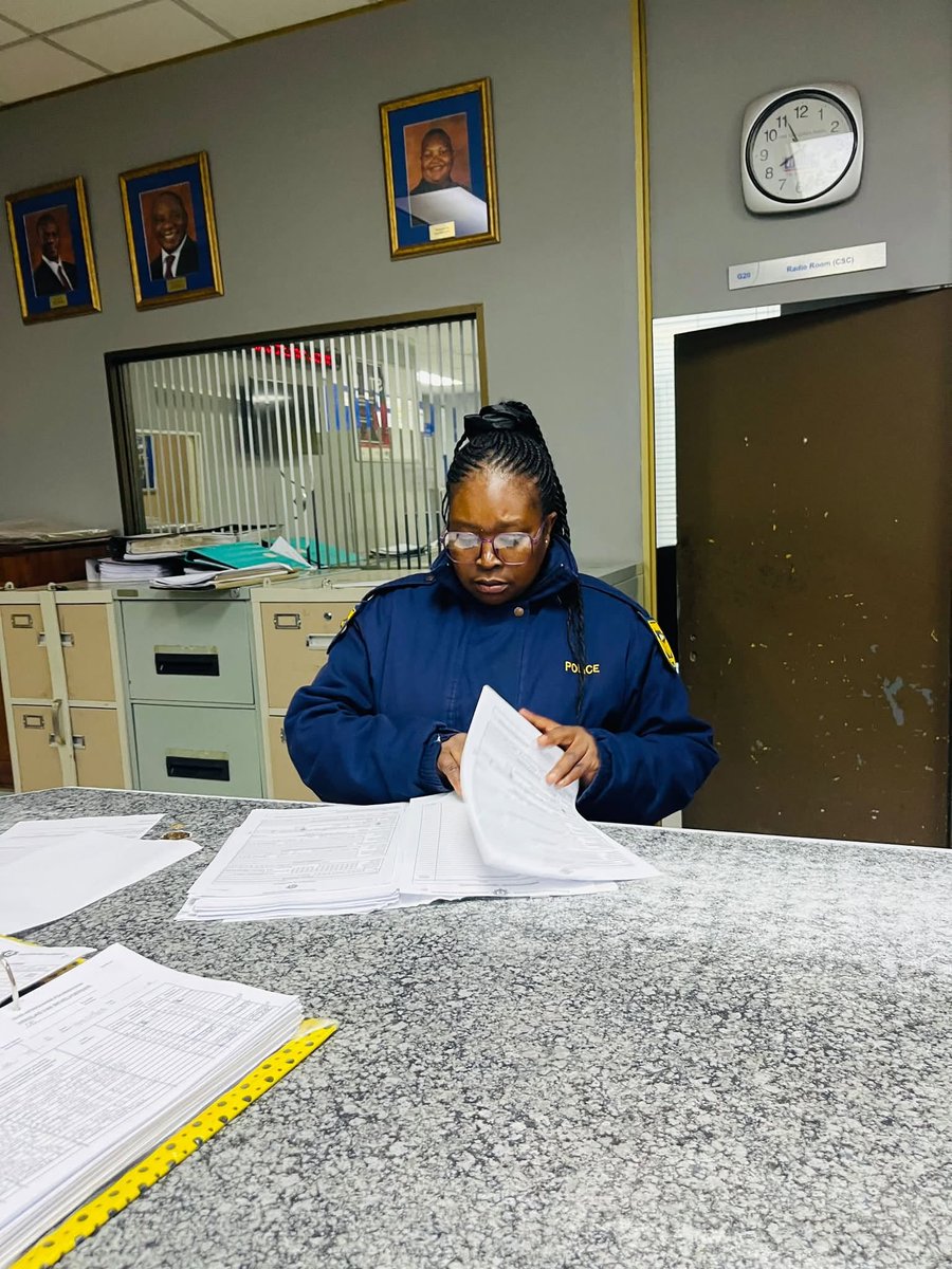 WesternPulse88's tweet photo. Make this Police officer and the Police station famous! SIES!!
Zandile Tshangane
So this morning my niece got mugged, hit and almost raped on her way to school by two boys. We then went to the police station to report the case so one of the guys asked us to sit down and we will be assisted. This lady (on the picture) then comes and yells, why are we sitting where we are seated? We tried to explain but her attitude was already on steroids. We proceed to explain why we were there and she said she will not open a case with out the suspects names, surname or ID number. We asked for her name and she said “Andazi” (I do not know)
So when I am being mugged I should ask them thieves for the details?
Carletonville Saps you can do way better than this.
— feeling angry at Carletonville Police Station.