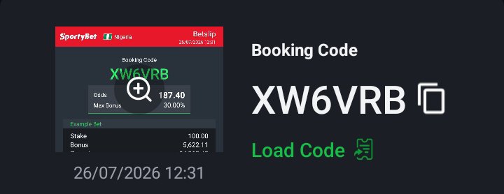 SuperDiwaTips12's tweet photo. 187 SURE ODDS THIS WONDERFUL SUNDAY ⚽⚽

BOOKING CODE 👉 XW6VRB

BET WISELY 

🔞🔞🔞 https://t.co/MpXCuQ2MHb