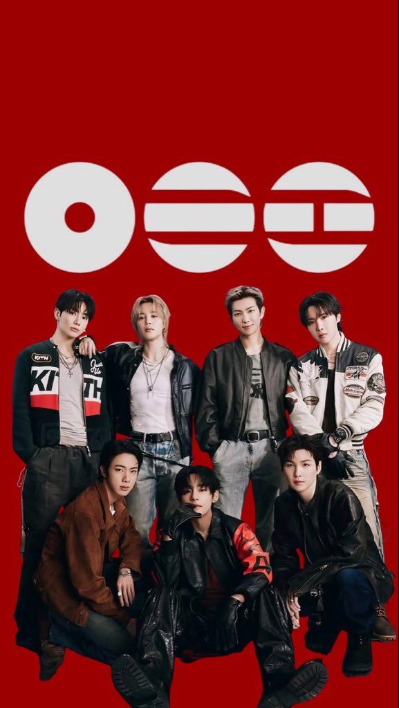 phonewallpapers's tweet photo. The red background on this BTS OT7 setup goes so hard ❤️🔥 Rate it from 1-10! #BTS #ARMY #BTSOT7 #Lockscreen https://t.co/DFFSihP6Dt