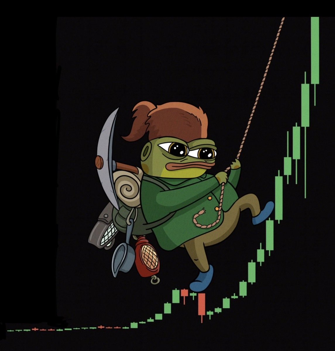 NA1958SA's tweet photo. $Hoppy зацепился за самую вершину и теперь поднимается к ней🐸 @solana @Pumpfun @blknoiz06 https://t.co/CkJ1TNGa1s