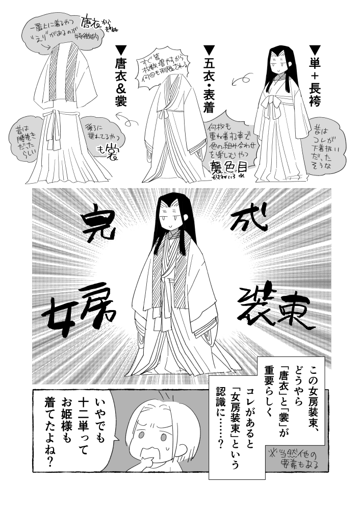 itoyuhannmi's tweet photo. 十二単って何！？（5P/完） https://t.co/jQsd9FOfgi