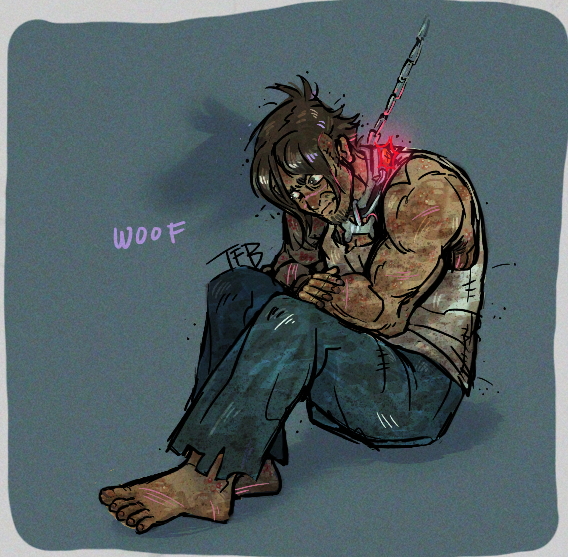 _FedupButtercup's tweet photo. Humanized Puppy Dog Tails... well as human as a dog man can be :3c and now a Haiku:
Loyal Lowly Pet
Not Mongrel Nor Is He Man
Servant Nothing More
(Puppy Dog Tails ⛓️🦴)
#Fallout
#FalloutEquestria
#MyLittlePony
#DustTown https://t.co/45p5hcnBO0