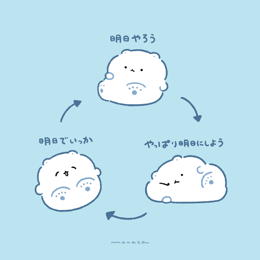 monacamoochi's tweet photo. 毎日このサイクルで生きている https://t.co/O5gKPfPA76