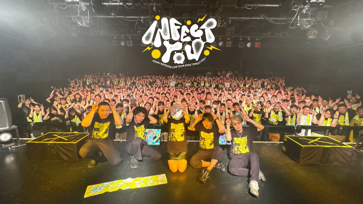 itsukinatsume's tweet photo. 棗いつき LIVE TOUR 2026
『INFECT YOU』大阪公演
記念写真お待たせしました📸
1枚目が昼、2枚目が夜！
楽しかったねえ〜〜〜
#棗いつき感染中 https://t.co/FcGdXyeicy