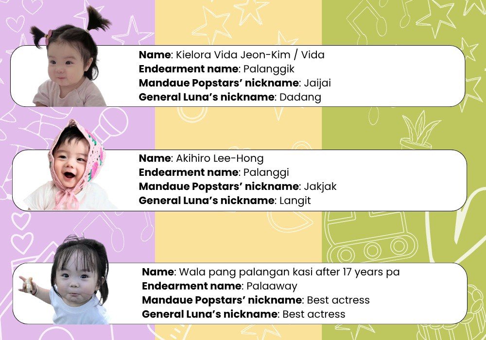 mimiwoowo's tweet photo. Guide to Jj’s Universe’s bata bata names and family

(kasi ang dami na nila at ang dami pang pangalan 😭) https://t.co/4fH5sRoxAt