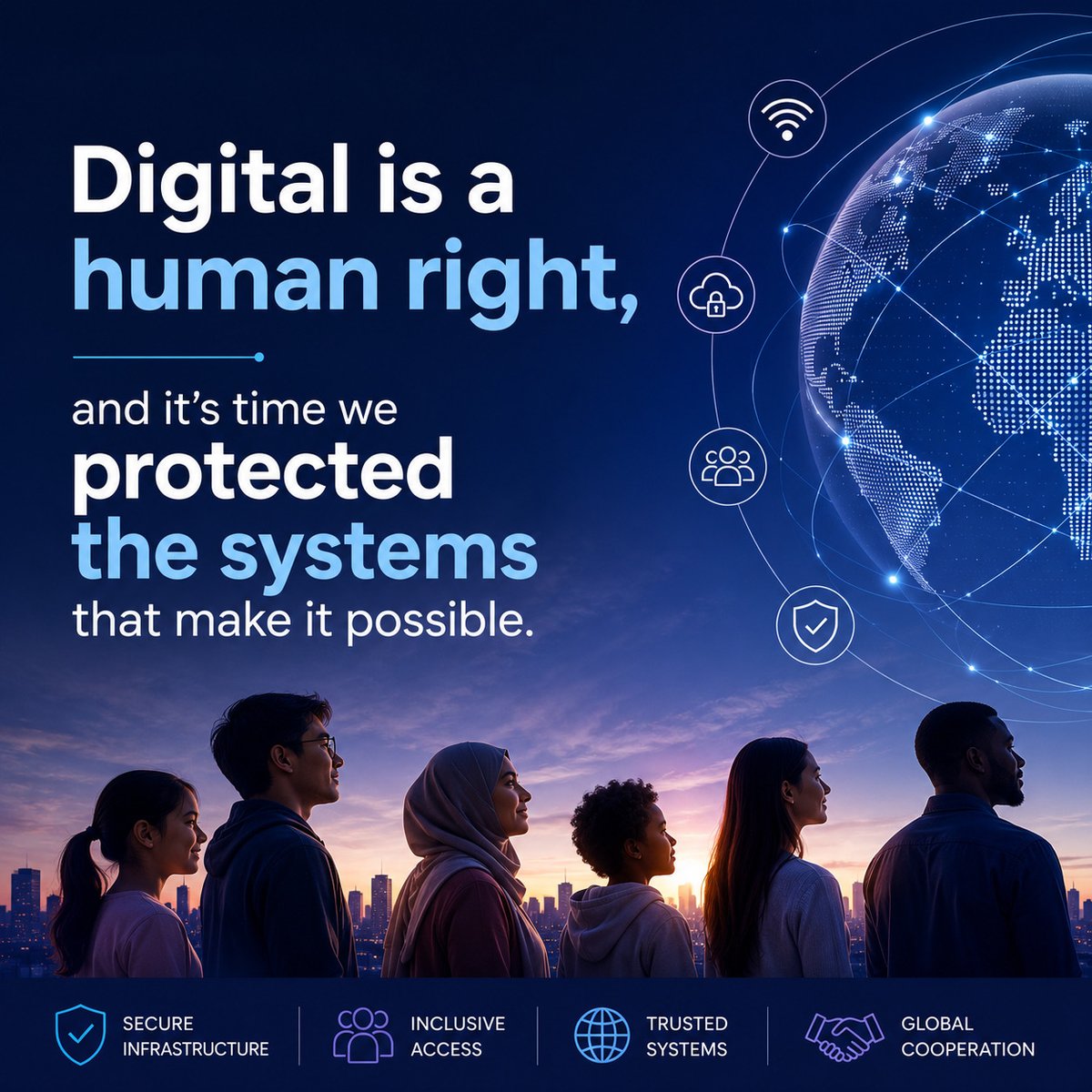 Dalyahya's tweet photo. Access to the digital world is a human right, but infrastructure alone is not enough.

During my time with @dcorg, I've met entrepreneurs on #MSMEDay, founders at @LEAPandInnovate, and young innovators at EvoTech in #Syria.

Different stories, yet one lesson: Talent exists everywhere. Opportunity does not.

Protecting digital infrastructure gives people access and investing in people gives that access purpose.

The strongest digital economies are built on resilient infrastructure, but they're powered by people.

#DigitalProsperity4All #DigitalResilience #Digital4All