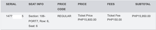 beombeombaby's tweet photo. - WTS LFB
- MAMAMOO 4WARD IN MANILA VIP SEATED DISCOUNTED

- VIP Seated
- Section 106, Row 6, Seat 6

- ₱12,000 ONLY
- Save ₱3,950!! Originally ₱15,950

FREE: Choose 1 unsealed MAMAMOO / Solo album

#MAMAMOO #4WARD #MAMAMOO_2026_WORLD_TOUR https://t.co/oRMHu38ADT