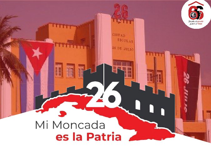 cdr_cuba's tweet photo. Los #CDRCuba seguimos comprometidos con el legado de nuestros héroes, promoviendo la unidad, la solidaridad y el bienestar de nuestro pueblo. 

Juntos, defendemos nuestras conquistas y construimos un futuro mejor para todos. 🇨🇺

¡Viva el 26 de julio!

#MiMoncadaEsLaPatria #Cuba https://t.co/3osZLQw9Od