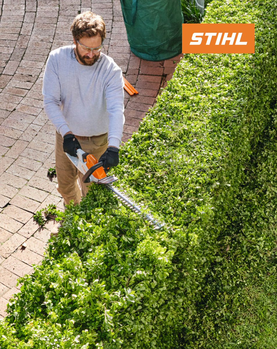 RevellAce's tweet photo. Keep your hedges looking great with STIHL available at Revell Ace Hardware 
#Stihl #hedges #edging #chainsaw #mower https://t.co/t9umawnsP7