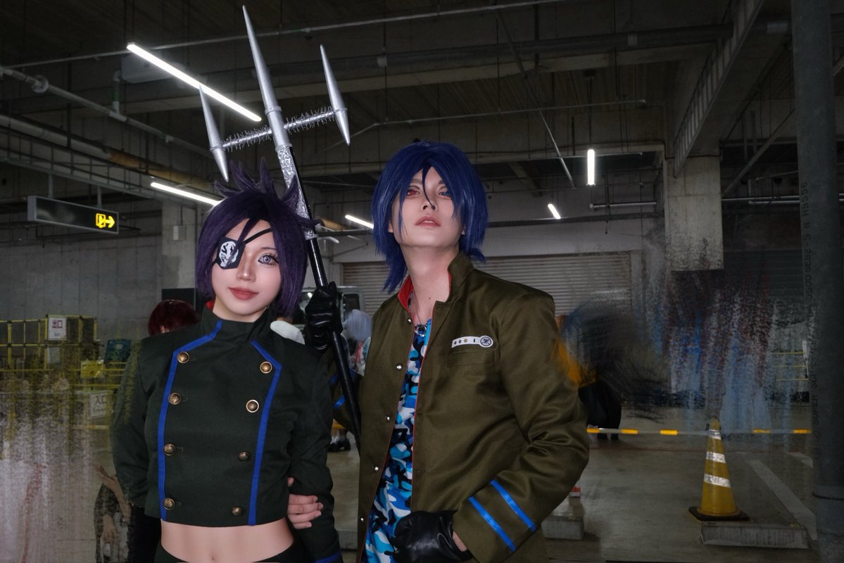 AmutarosCos's tweet photo. ⚠️ .∗̥✩⁺ Cosplay ✩*.ﾟ⚠️

家庭教師ヒットマンREBORN!/
六道骸&amp;クローム髑髏

📷田中尊仁様（@sonjin4545new）

#アコスタみずほPayPayドーム福岡 https://t.co/gn0wQjVaw3