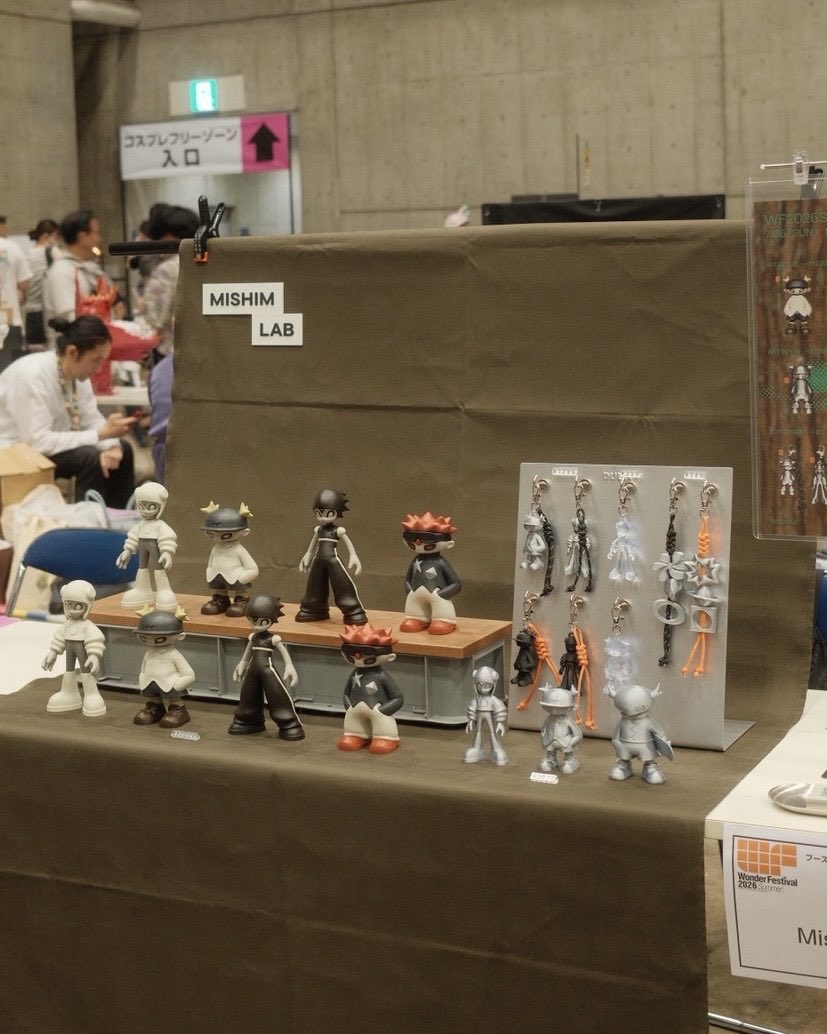 mishim_lab's tweet photo. ワンフェス2026夏終了しました〜
購入して頂いた方、ブースにお越しくださった方、みなさま本当にありがとうございました🪐
今後とも制作頑張ります🔥

#WF2026S
#WF2026夏 https://t.co/mjSQhDmgCf