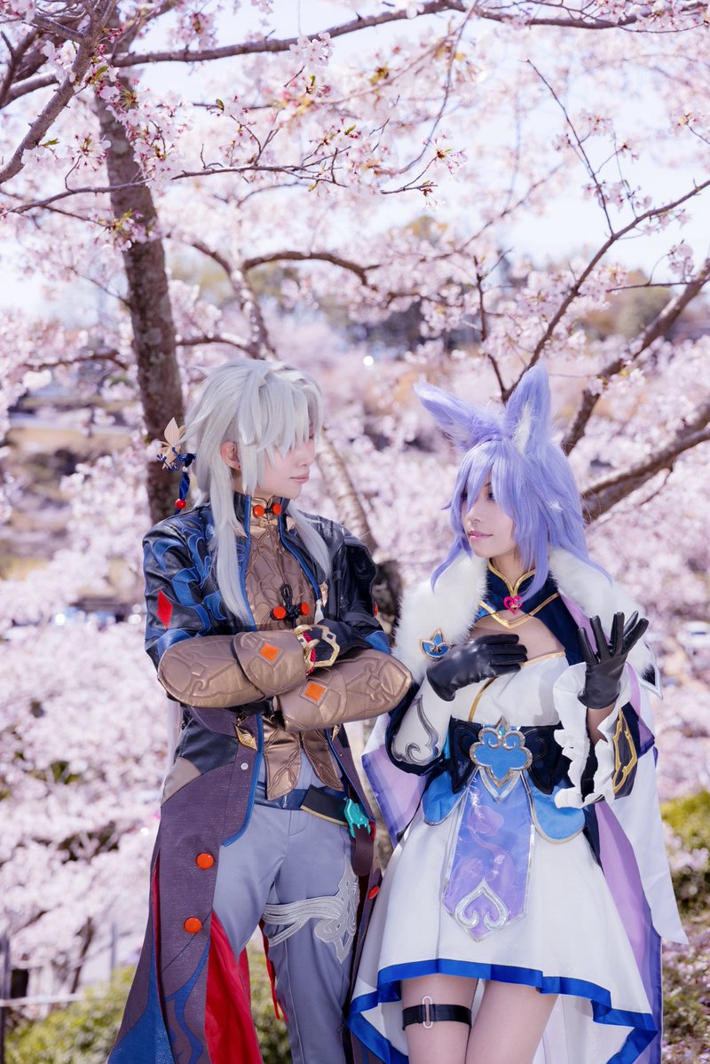 hiu_kyon_18's tweet photo. 【コス】

応星:緋兎
白珠:兎里さん

Photo by たなかはんさん https://t.co/PWgTLn77GO