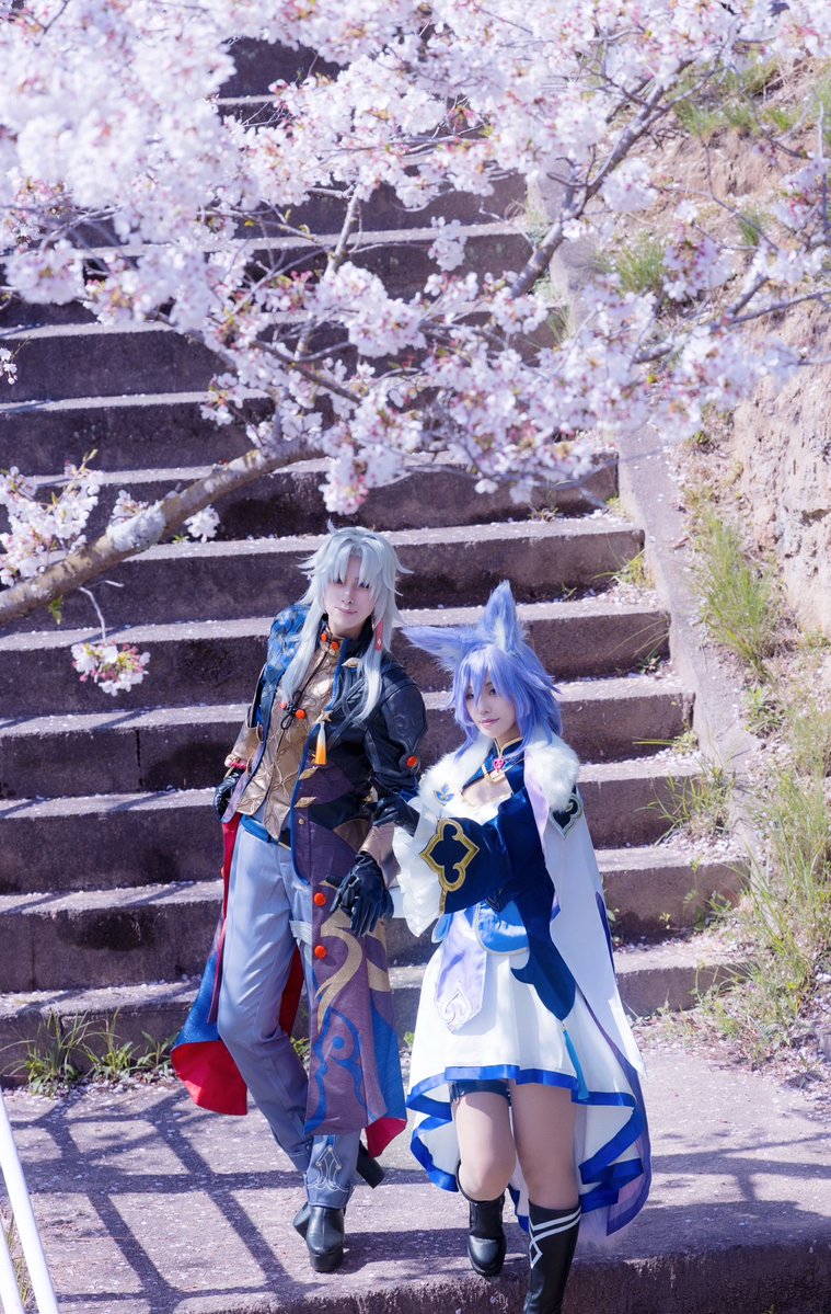 hiu_kyon_18's tweet photo. 【コス】

応星:緋兎
白珠:兎里さん

Photo by たなかはんさん https://t.co/PWgTLn77GO