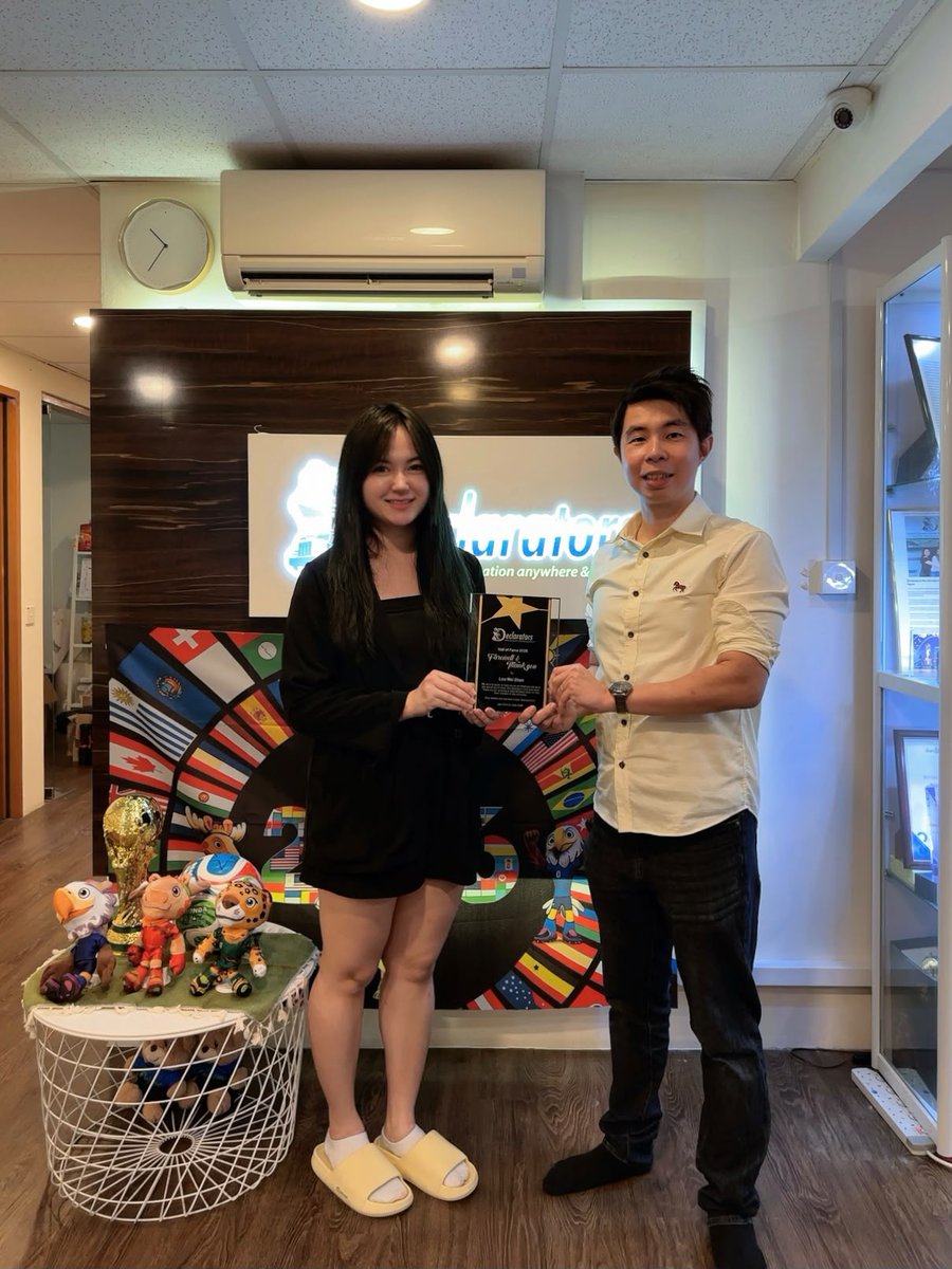 Declarators_'s tweet photo. Honoring Loo Wei Shan: A Fond Farewell &amp; Hall of Fame Induction

Last month, the team at Declarators HQ gathered for a special farewell luncheon to celebrate our Assistant Operations Manager, Wei Shan, as she wrapped up a remarkable chapter with us.

#Declarators #Farewell https://t.co/RPy7RamzHu