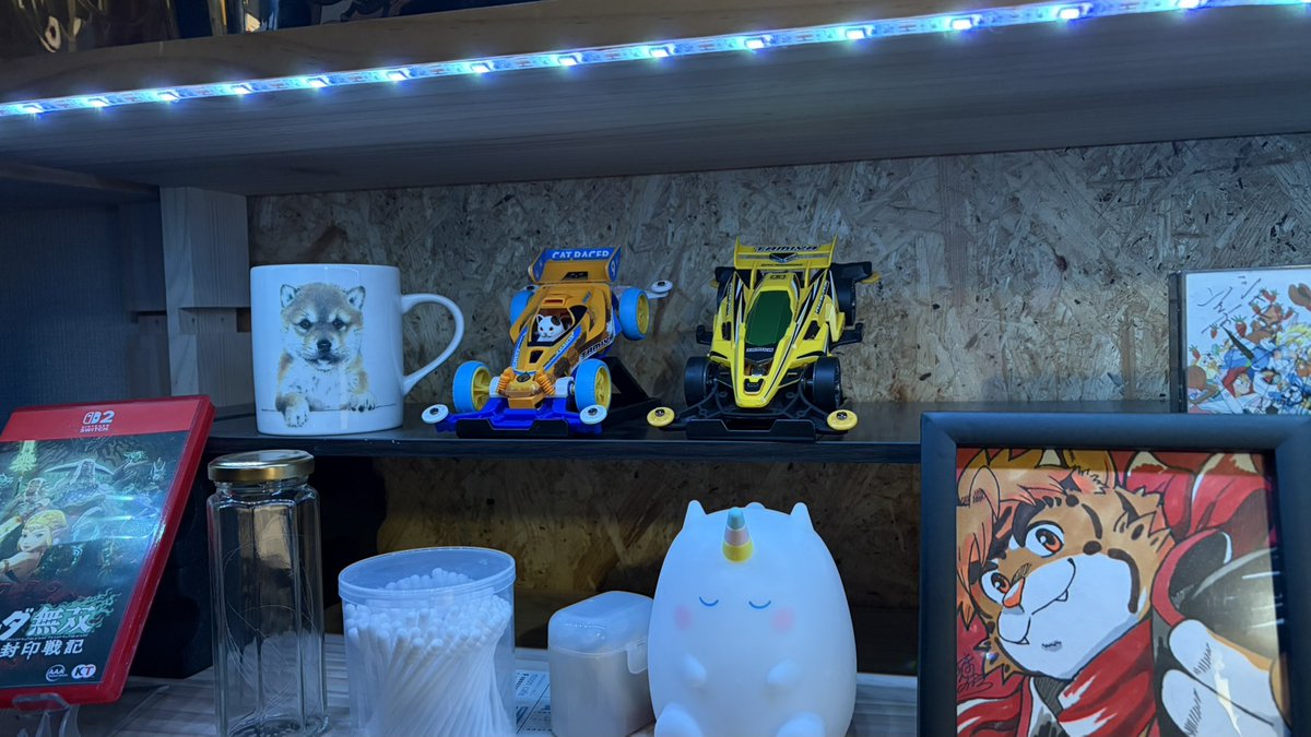 tiger_jom's tweet photo. とりあえずこんな感じに収まったｗ
三代目のマシンは何かな～？🐯 https://t.co/9bLRUWoi0T