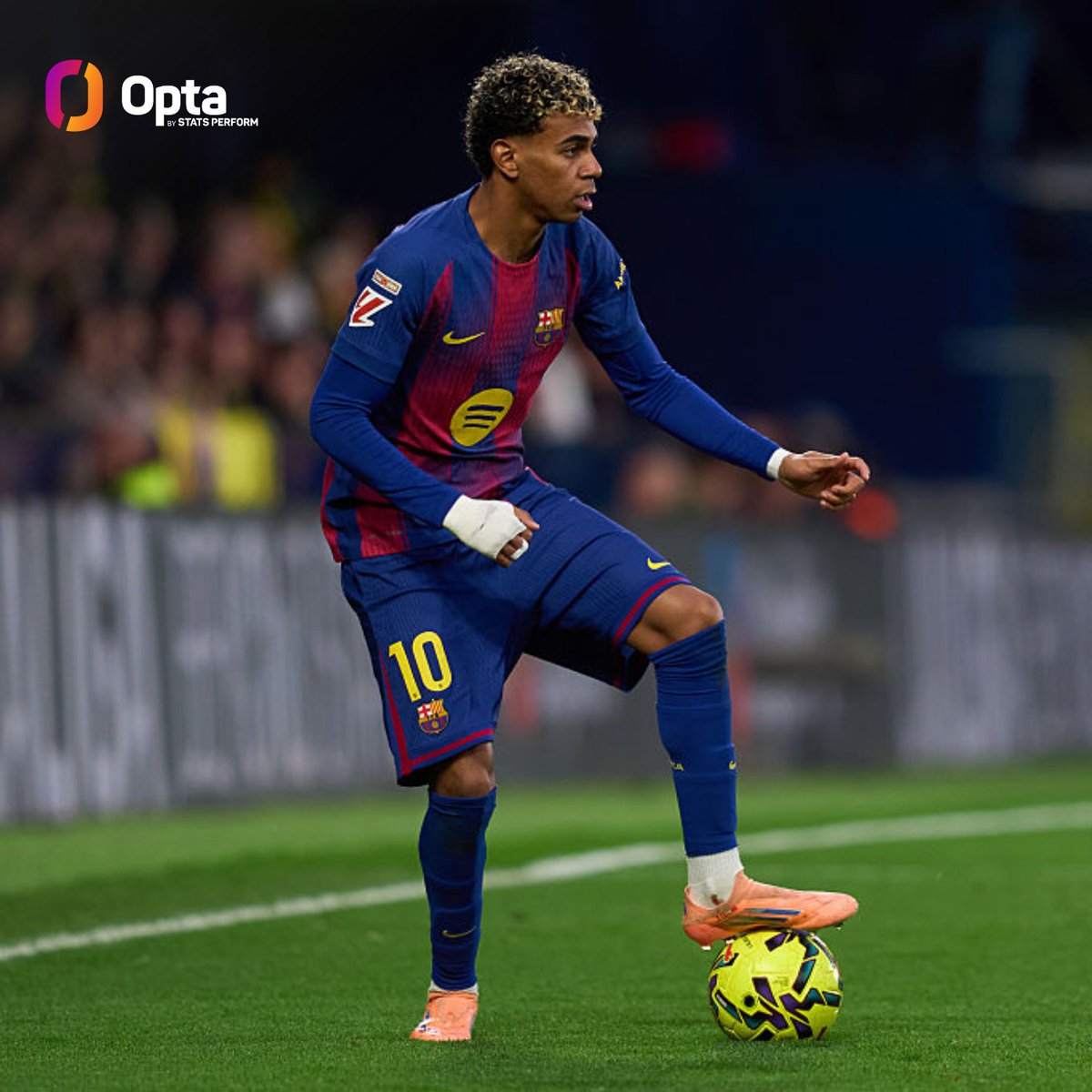 OptaJoe's tweet photo. 3 - The three players with the most completed dribbles across Europe's big five leagues in 2025-26:

Lamine Yamal (133)
Yan Diomande (118)
Vinícius Júnior (87)

Linked. https://t.co/ZbkfMYjRvL