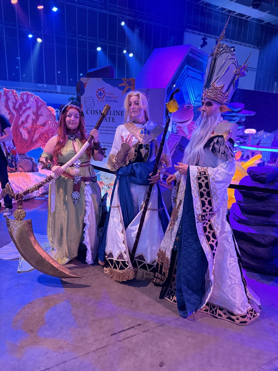 Finaland_'s tweet photo. #FFXIVFANFEST Un trio surprenant (et français !) https://t.co/03yUc45DsQ