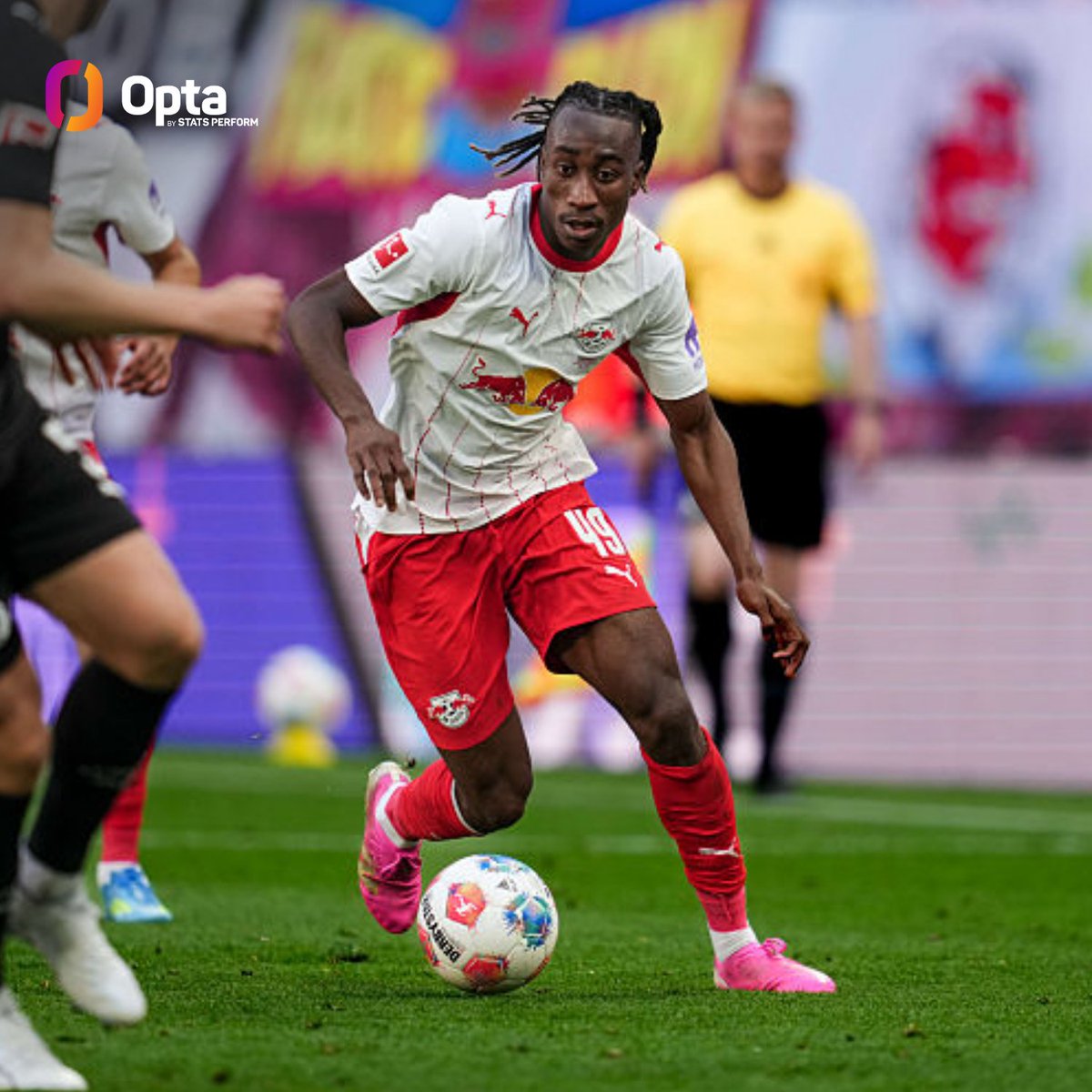 OptaJoe's tweet photo. 3 - The three players with the most completed dribbles across Europe's big five leagues in 2025-26:

Lamine Yamal (133)
Yan Diomande (118)
Vinícius Júnior (87)

Linked. https://t.co/ZbkfMYjRvL