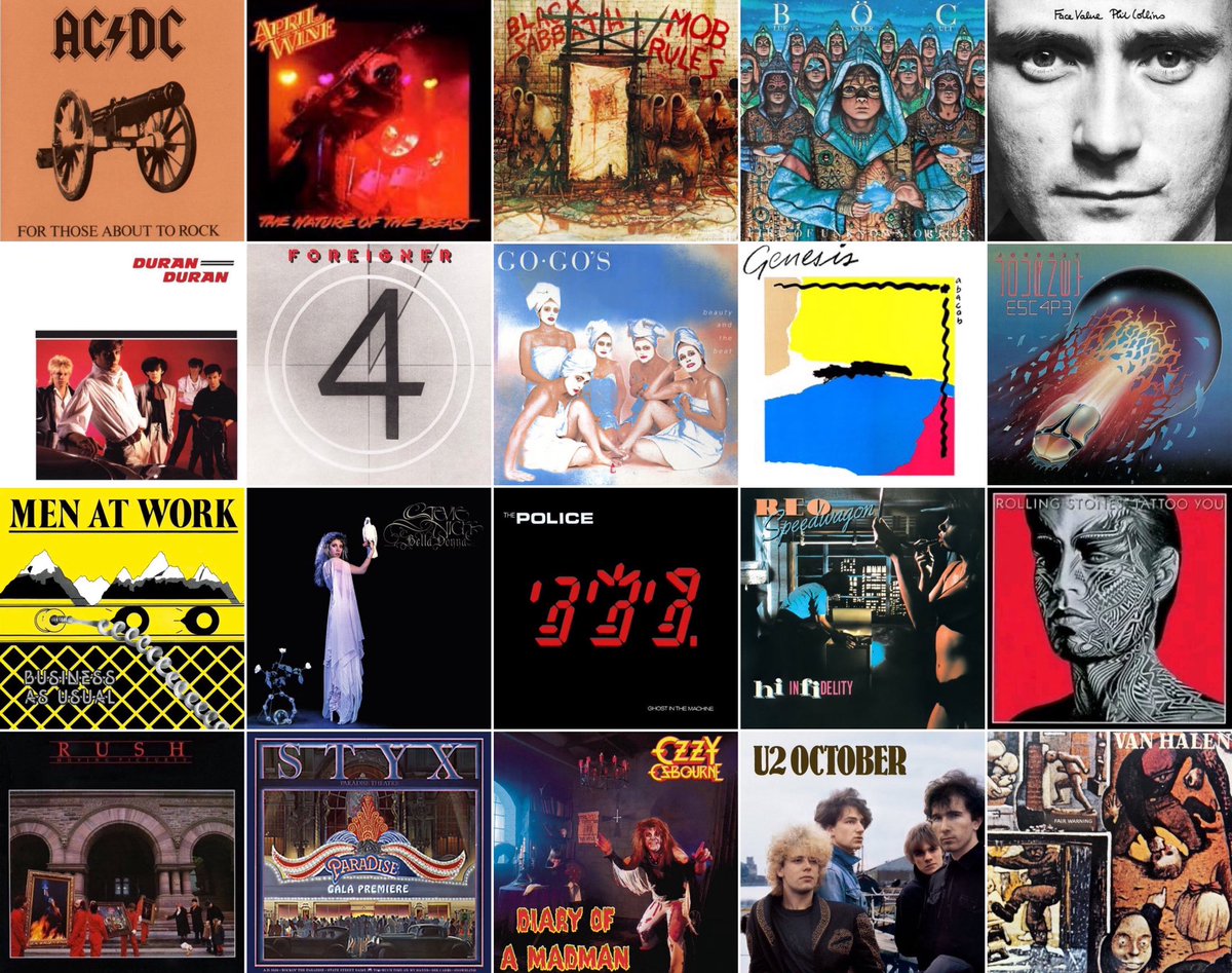JVMonte2's tweet photo. Which 3 from this group of albums released in 1981 are you keeping? https://t.co/ORPq5vnTIQ