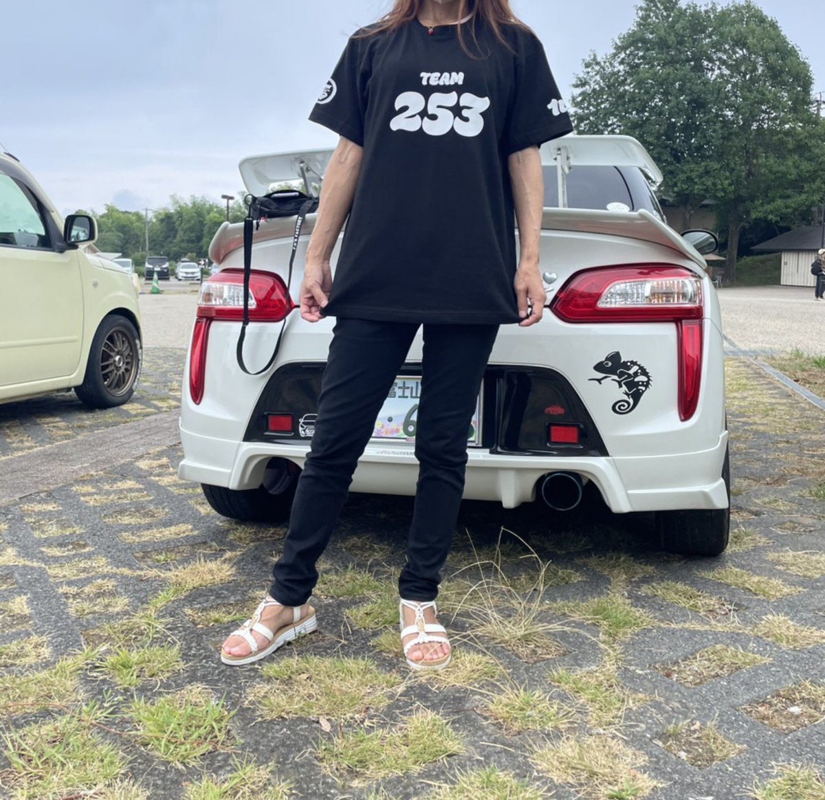 _copeko's tweet photo. Vivi兄貴がいつの間に私の分も頼んでた253(煮込み)Tシャツ🙄

ボス、受け取りましたよ🙇
さっそく明日からお仕事に着て行きます❣️

久し振りに日本平に行ったら
見覚えのあるスバリストさん達に会えて嬉しかった～(´▽｀)

ありがとうございました✨😌 https://t.co/Wkh6qjFdmW