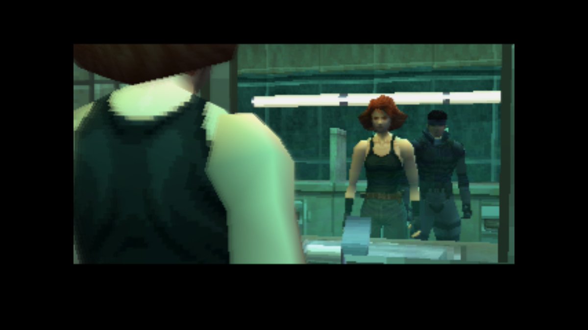 ConSen50's tweet photo. やっぱりメタルギアソリッド１は凄い
PS1時代なのに既に完璧なレイトレーシングを実装してたよ
#MetalGearSolid https://t.co/GaSfVYnq6k