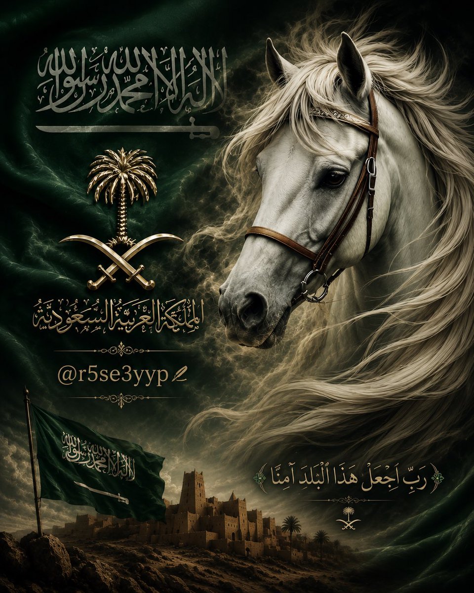 r5se3yyp's tweet photo. #المملڪه_العربيه_السعوديه

َبِّ اجْعَلْ هَٰذَا الْبَلَدَ آمِنًا 🇸🇦
𓆩🇸🇦𓆪 السعوديـة شامخـةٌ بعزّهـا.. ثابتـةٌ 
بآصالتهـا ومضيئـةٌ بتاريخهـا المجيـد. 🇸🇦

حفظ الله آرضًا وشعبًا وقيادةً وآدام عليها 
 نعمة الأمن والأمان والعزّ والاستقرار. 🇸🇦

┈┉━━━ ❥ 𝓡5𝓢𝓔3𝓨𝓨𝓟❥ ━━━┉ https://t.co/PfzVRYlYK6