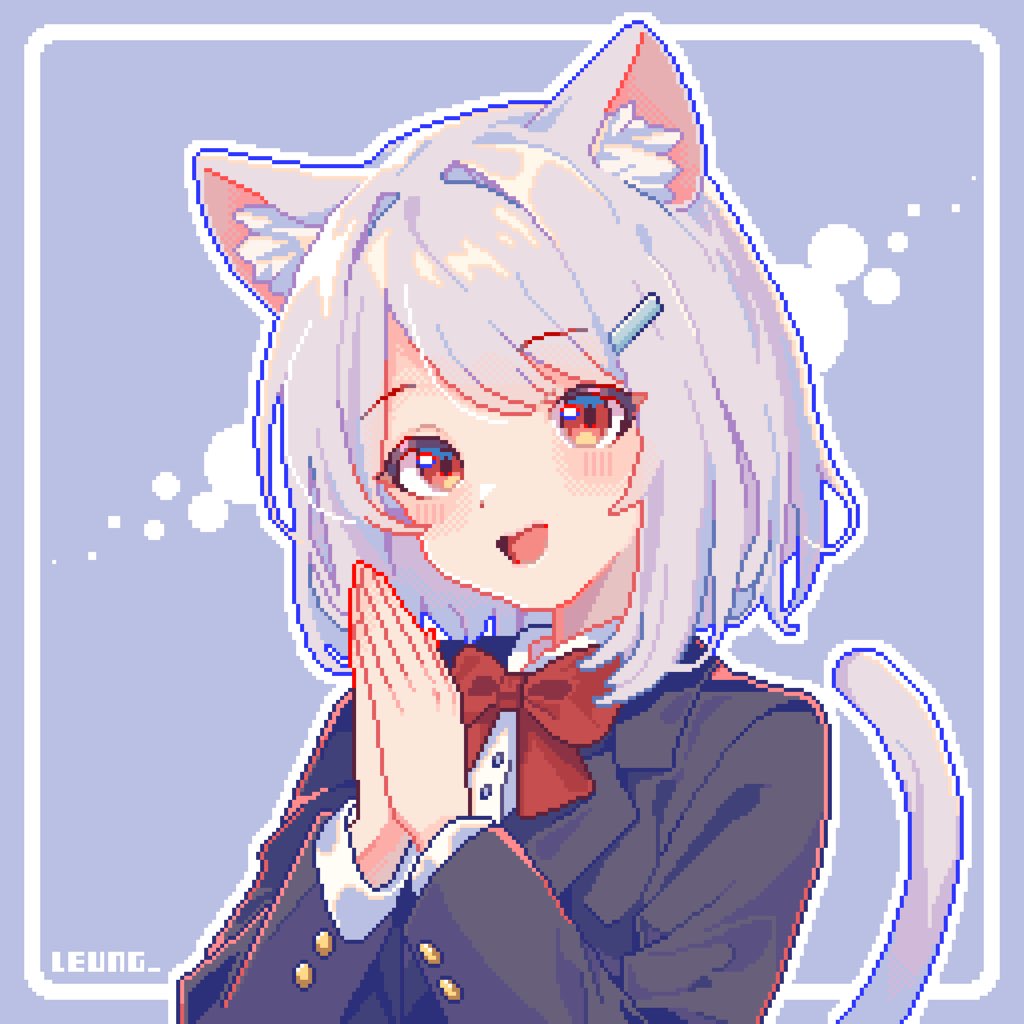 LeunGGGGGG_'s tweet photo. 画了佐藤妹子
是为数不多的正常喵了www
#yanineko
#ヤニねこ
#pixelartㅤㅤㅤㅤ 
#ドット絵
#像素画 https://t.co/xNwIlTALyi