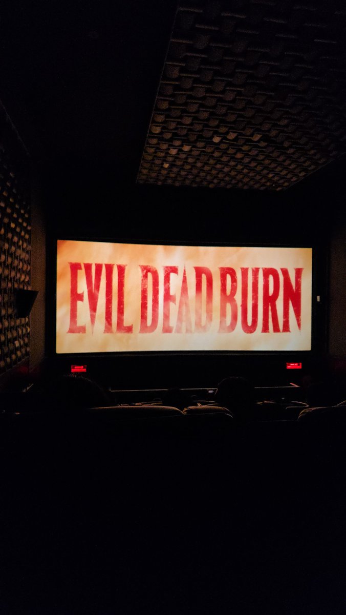 syncwithajay's tweet photo. Showtime - #EvilDeadBurn at Escape Cinemas, Chennai. https://t.co/n4QVSPnV28