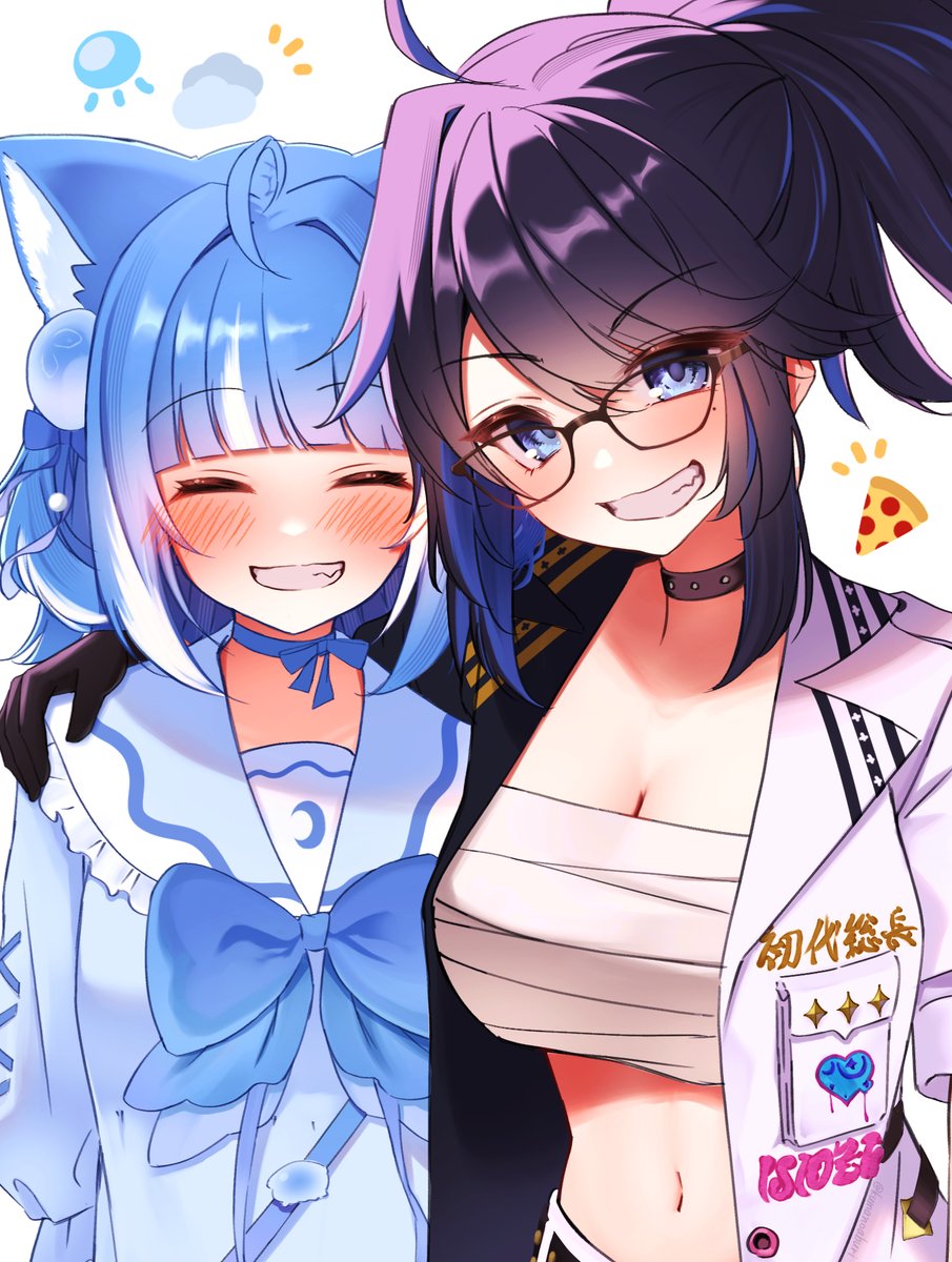 kumanoaburi's tweet photo. 🪼☁️🍕
#ろあのお絵かき #ksonART https://t.co/H8OurEbqpc