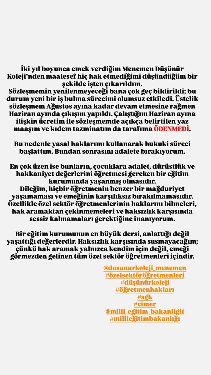 canangngz's tweet photo. @nowhaber #meb #yusuftekin #özelsektöröğretmenleri #öğretmen #özelokullar #izmir #izmirmenemen #düşünürkoleji #menemendüşünürkoleji https://t.co/sIx43bm1jI