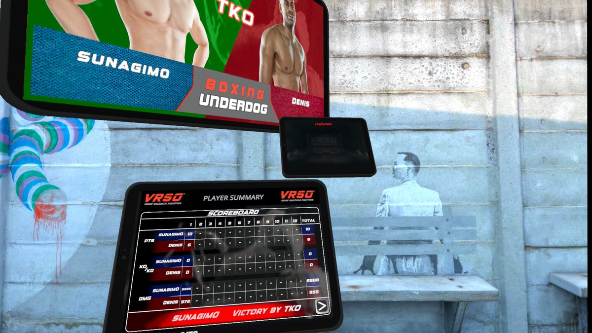 sunagim01's tweet photo. ��Boxing Underdog』
インターバル３０秒
１R 3分
５セット（TKO勝：４）

#quest3 https://t.co/2pWl1YkFM6