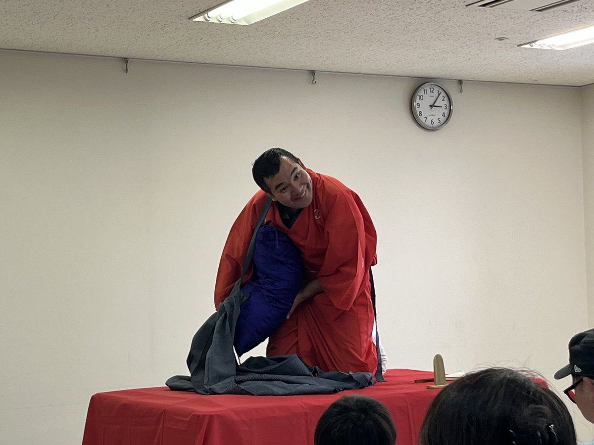 obayan9's tweet photo. 桂竹千代独演会in松江、無事終演！「ピノキオ」の袴芸ワロタ。
樂楽福神社、金持神社、菅福神社、鬼っ子ランド、多賀神社。 https://t.co/4qsL5yLD1X