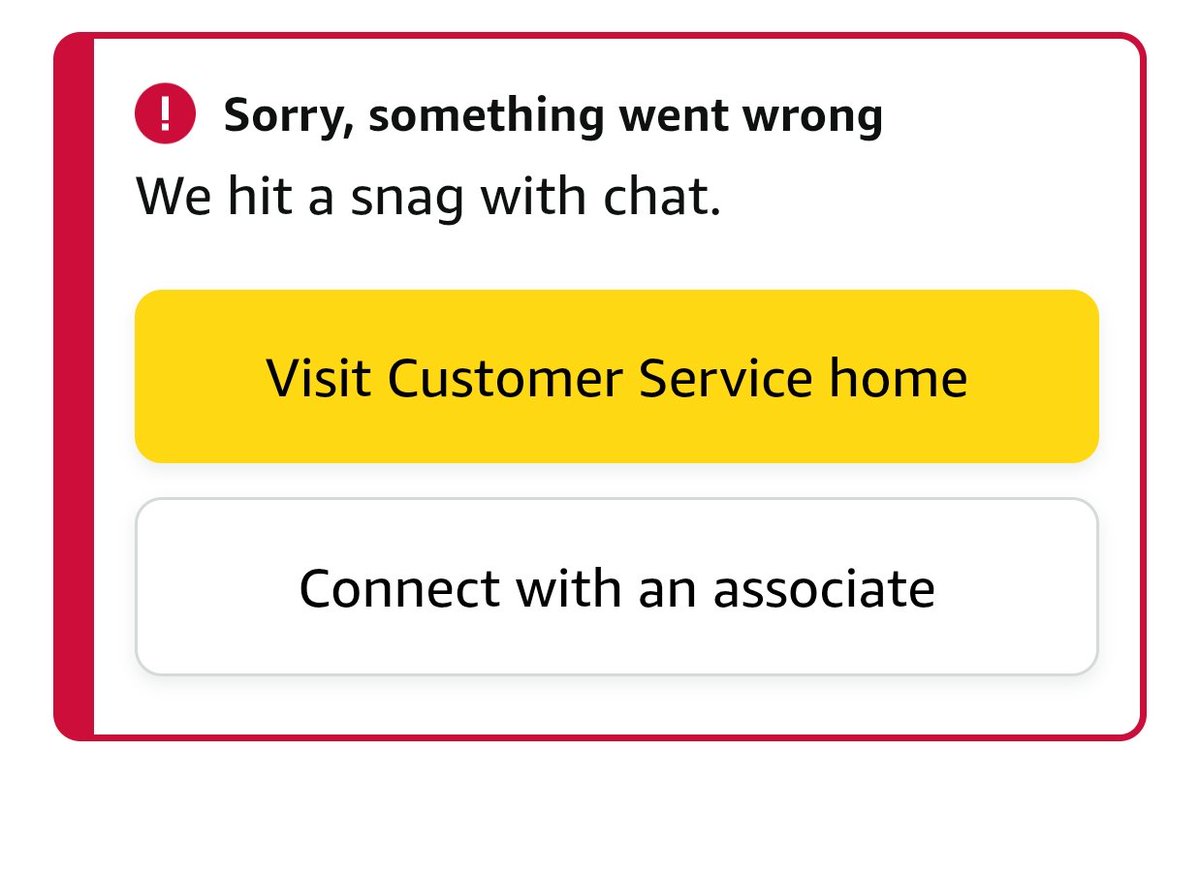 virgoanuscorpio's tweet photo. @AmazonHelp This is the thing that I get when I click on the link provided by you. https://t.co/G0krohS9jh
