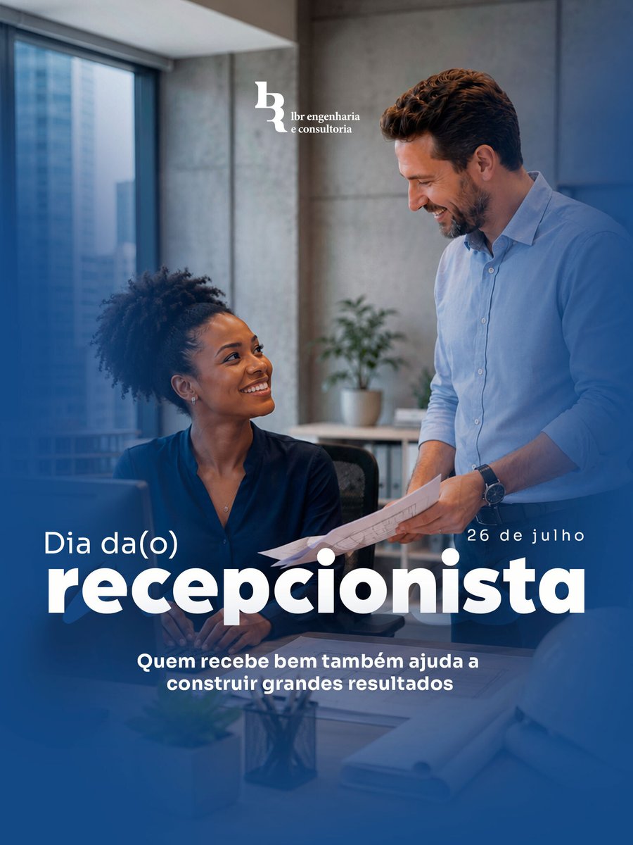 lbreng's tweet photo. O primeiro contato também faz parte da excelência. Neste Dia da(o) Recepcionista, agradecemos a quem recebe pessoas com organização, cordialidade e profissionalismo todos os dias.
Feliz Dia da(o) Recepcionista! 💙
#DiaRecepcionista #LBR https://t.co/whvjwdW3FA