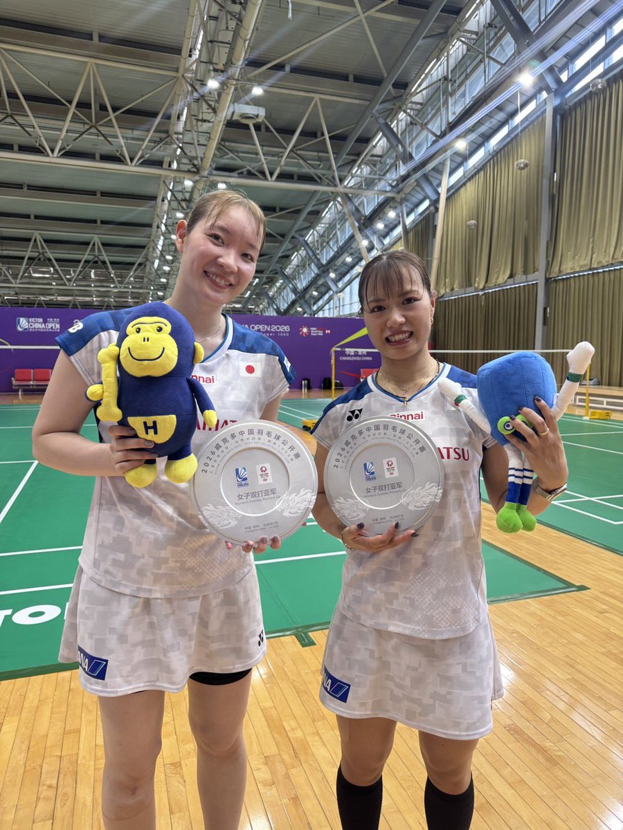 honegori_bdm's tweet photo. 中国オープン🇨🇳
準優勝🥈
応援ありがとうございました‼️ https://t.co/iSroQifr9L