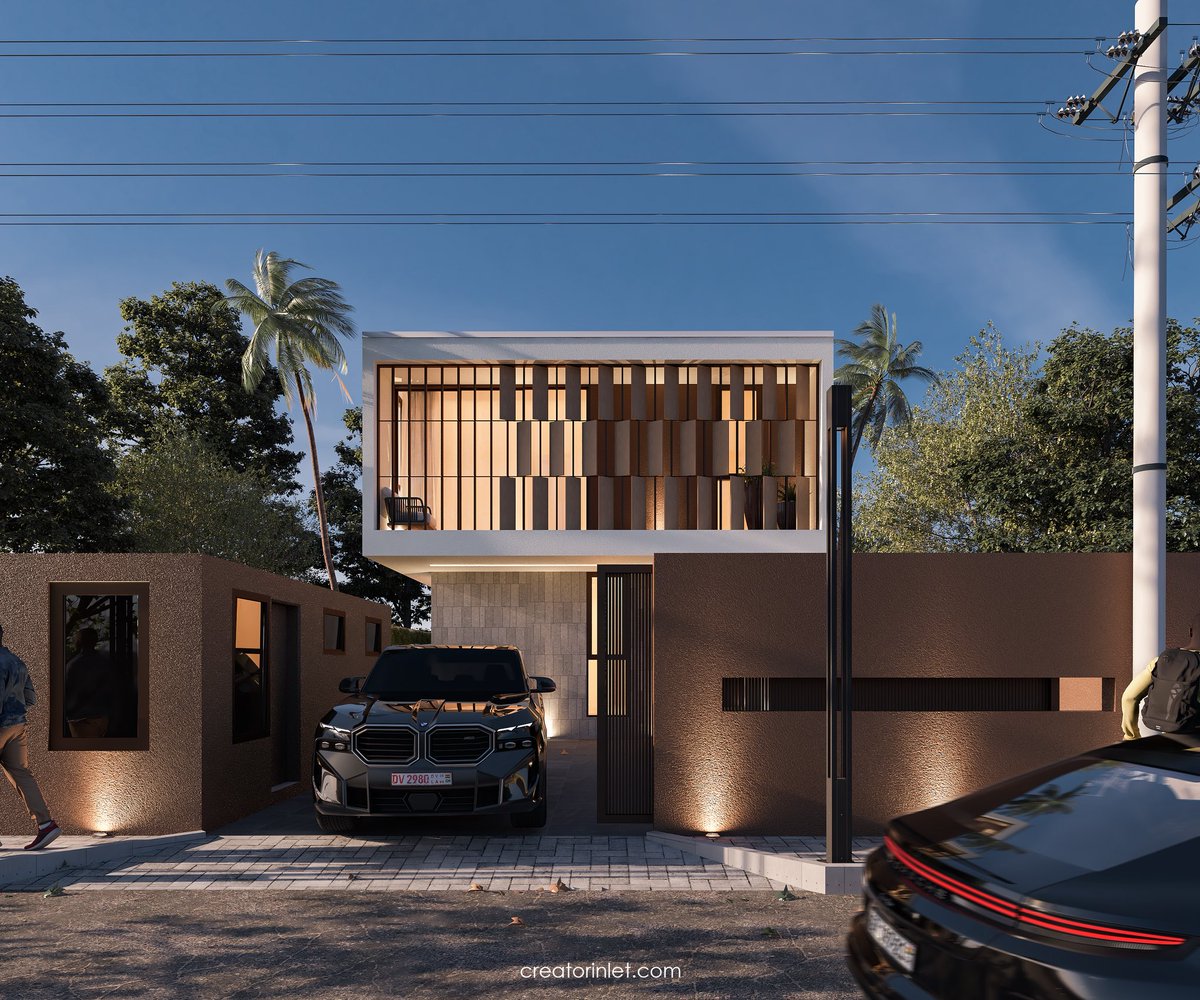 creator_builds's tweet photo. Volto 02
Accra, Ghana.

Volto 02 moves. It rises and falls with purpose, cutting angles that catch the light and frame the view. The home is not still; it is aware . Aware of sun, of wind, aware of the rhythms of daily life.

#construction #design #timeless #ghana https://t.co/wzvBr9wYnd