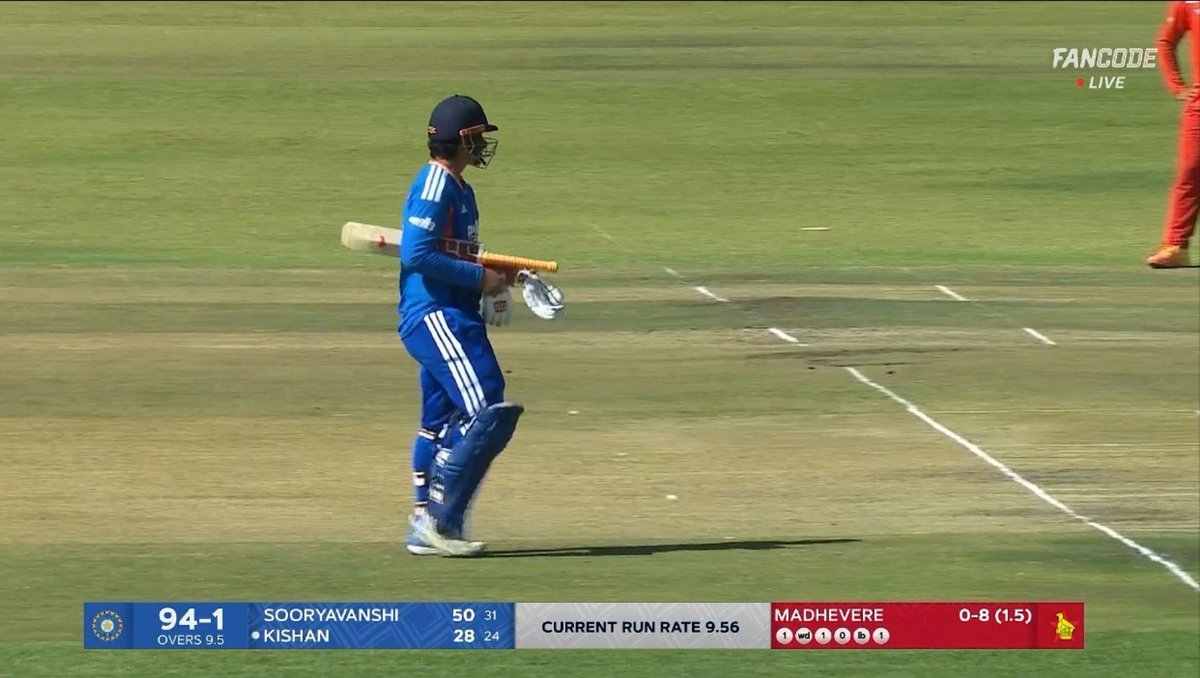 News24x7Net's tweet photo. Vaibhav Suryavanshi has scored back to back fifties https://t.co/LzAVh4XZlu